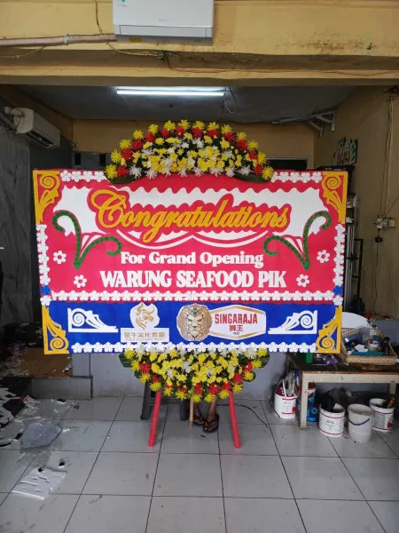 Papan Bunga Ucapan Selamat Cianjur