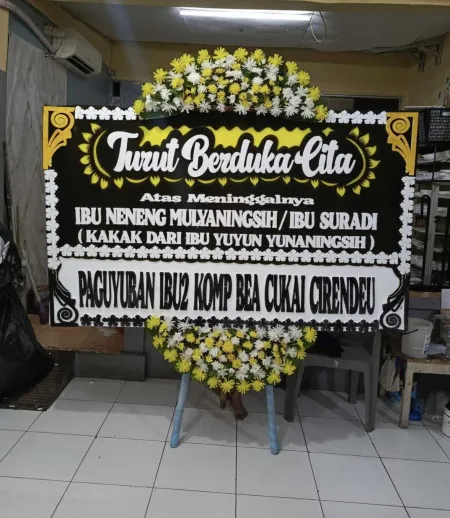 Papan Bunga Duka Cianjur