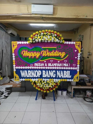 Papan Bunga di Cianjur