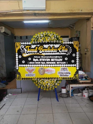 Papan Bunga di Cianjur
