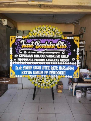 Papan Bunga di Cianjur